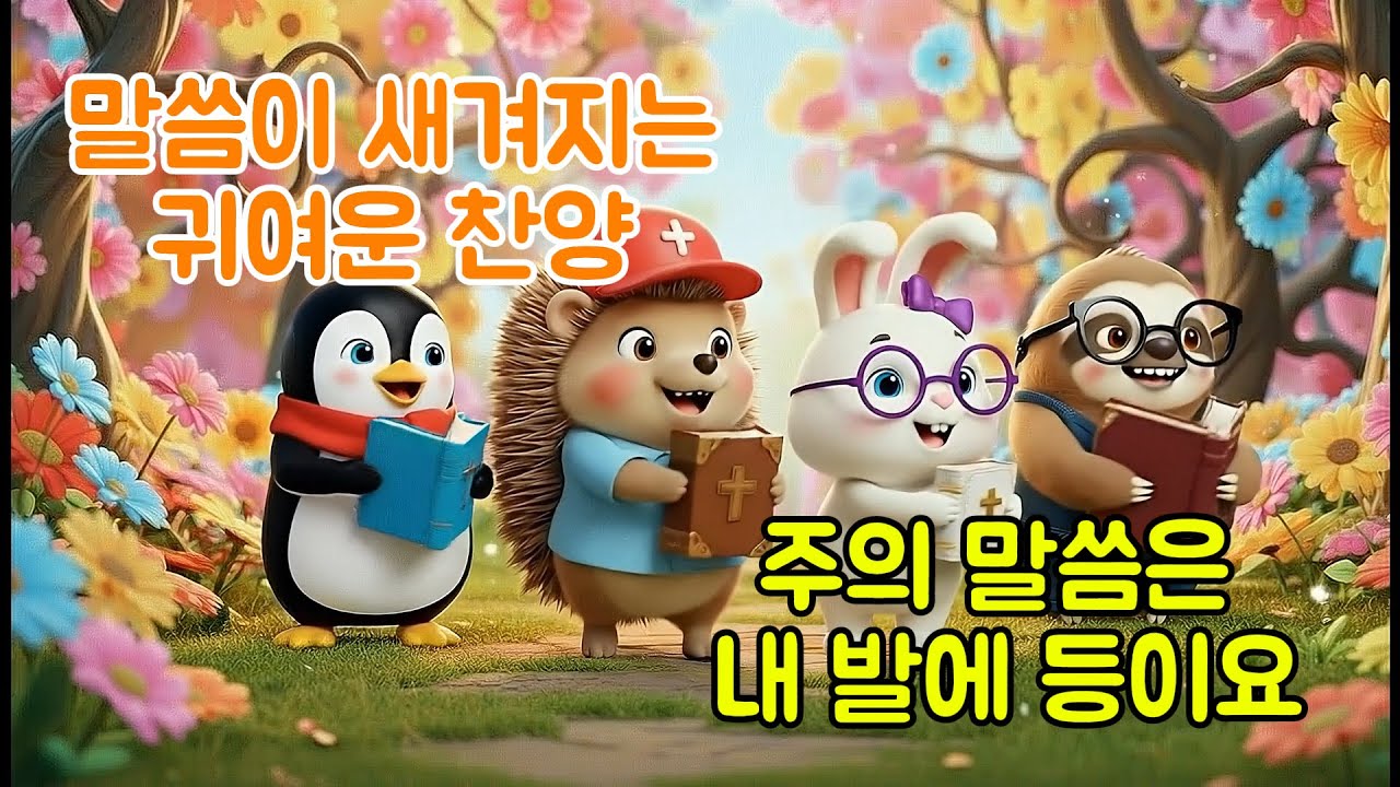 말씀이 새겨지는 귀여운 찬양 