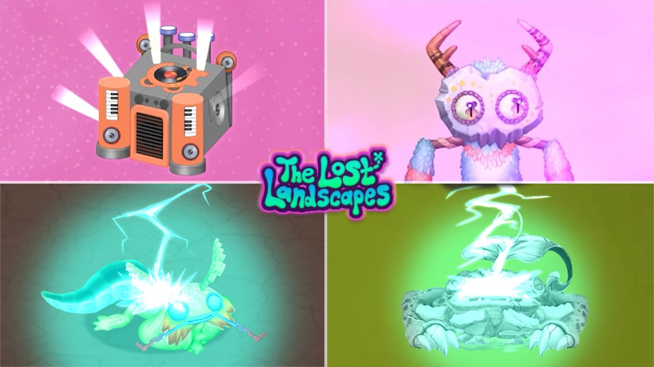 Amazing! Waking Up Monsters in Msm The Lost Landscape - All Sounds & Animations