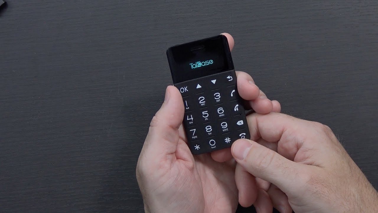 Credit Card Sized Cell Phone?? Talkase T1s
