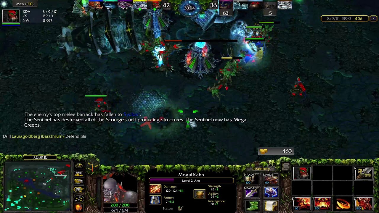 Dota 1 Axe  Game Play