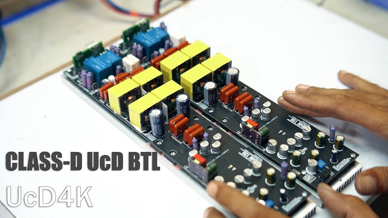 Class-D UcD4K UcD BTL full fitur 90V/130VDC CT