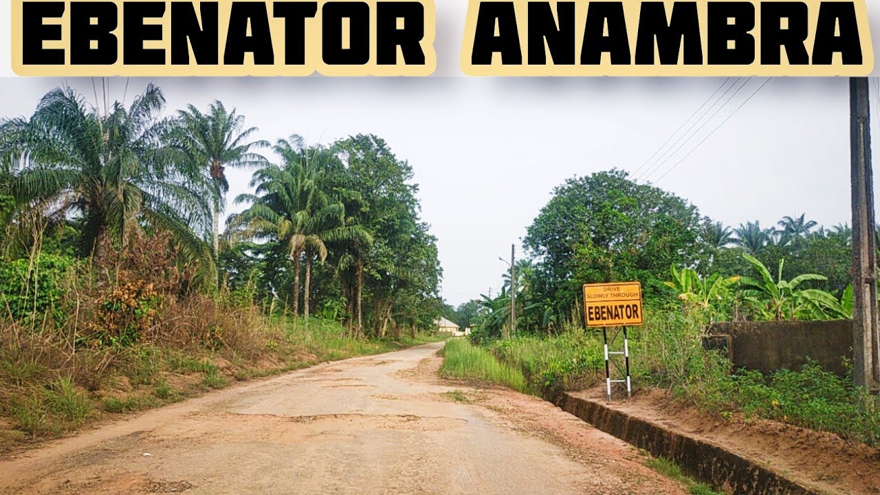 Driving through EBENATOR in NNEWI SOUTH LGA OF ANAMBRA STATE NIGERIA | One of the MBANESE TOWNS