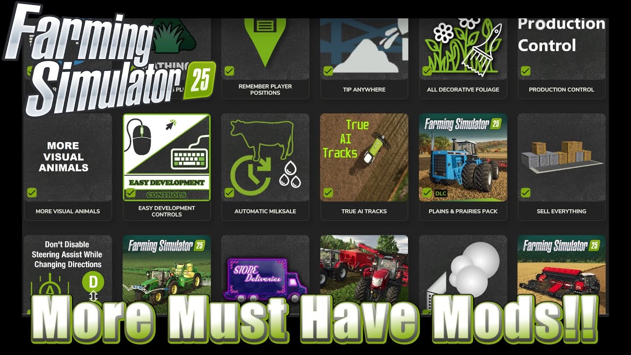 Больше модов, которые обязательно нужно иметь | Farming Simulator 25