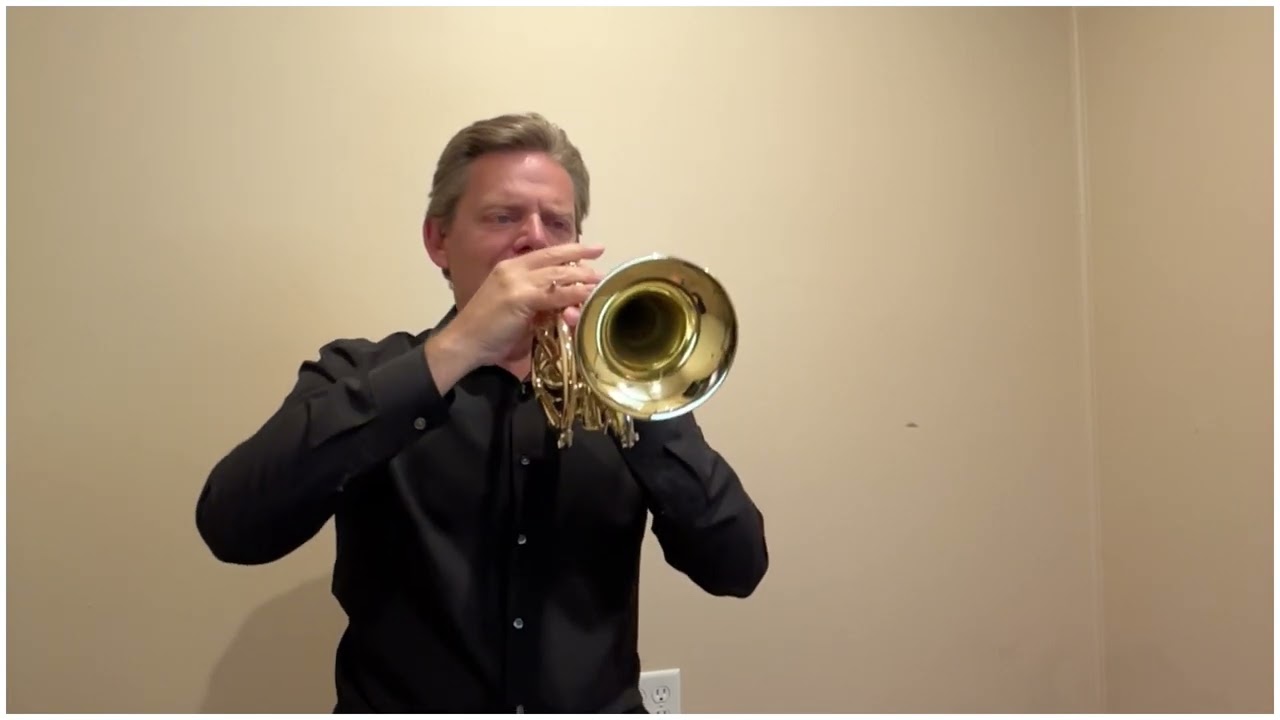 Andrew Roe from the Five Lakes Silver Band