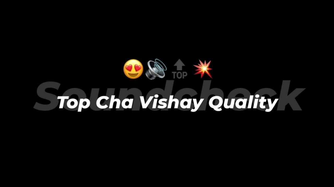 TOP CHA VISHAY QUALITY - SOUNDCHECK - DEEJAY TEJAS PUNE || USE HEADPHONES ||🎧