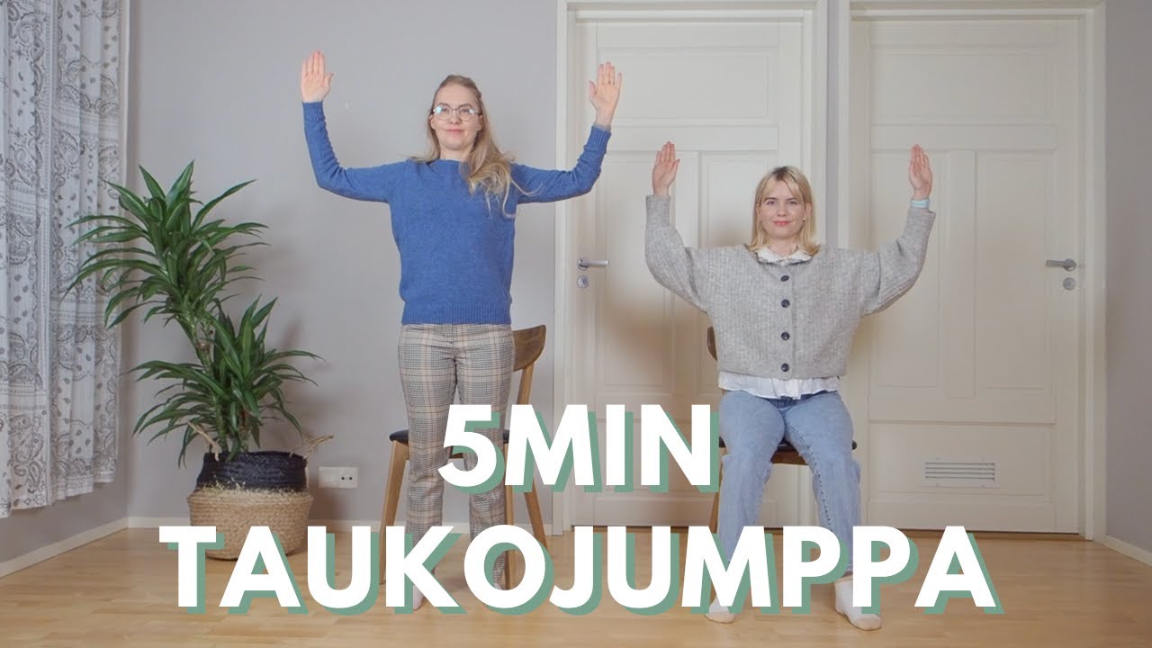 TAUKOJUMPPA TYÖPÄIVÄÄN | 5min taukojumppa kouluun, työpaikalle tai kotiin