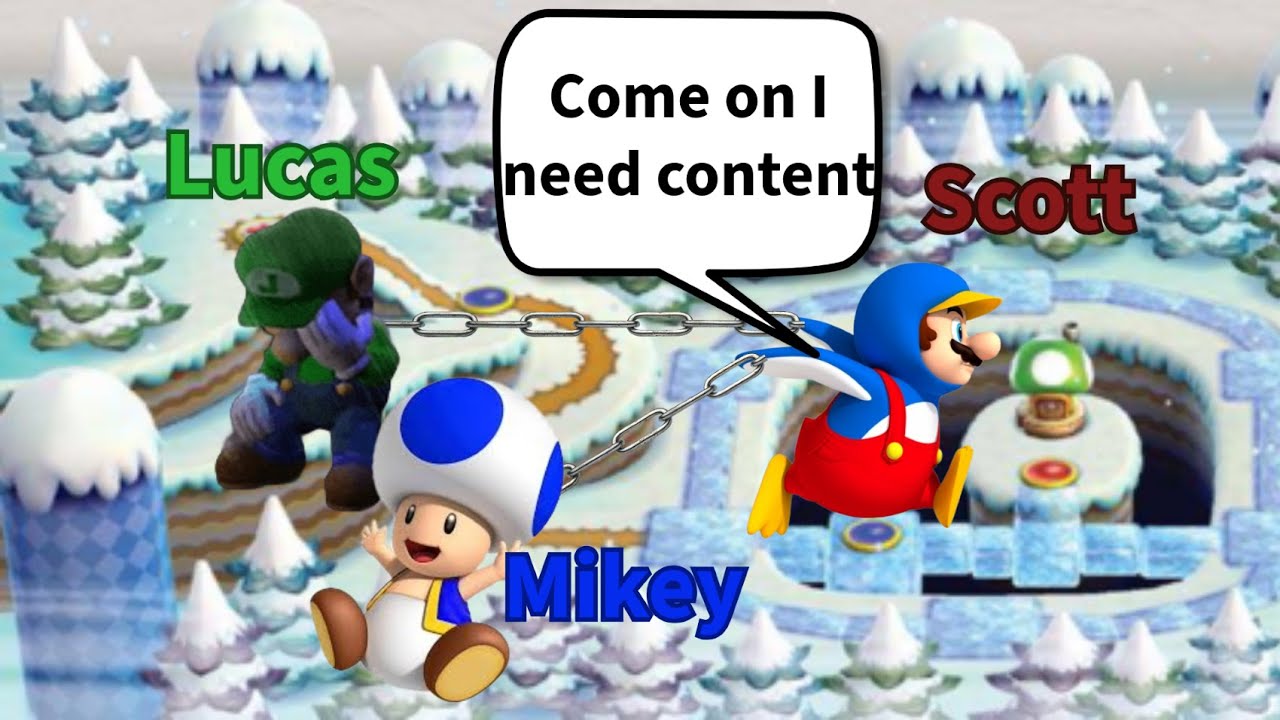 New Super Freaky Bros 😑 (New Super Mario Bros Wii) - Part 3