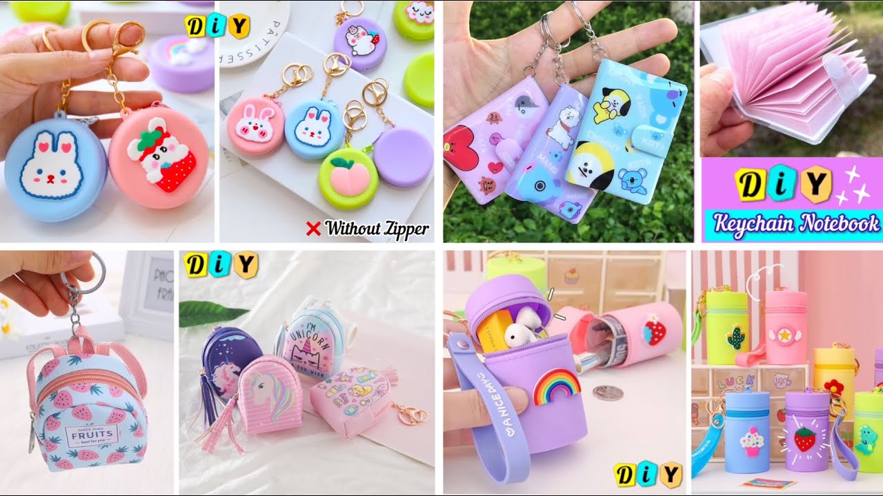 DIY Keychain 💖 easy craft ideas/ bts craft ideas/ how to make/ paper craft/handmade / art and craft