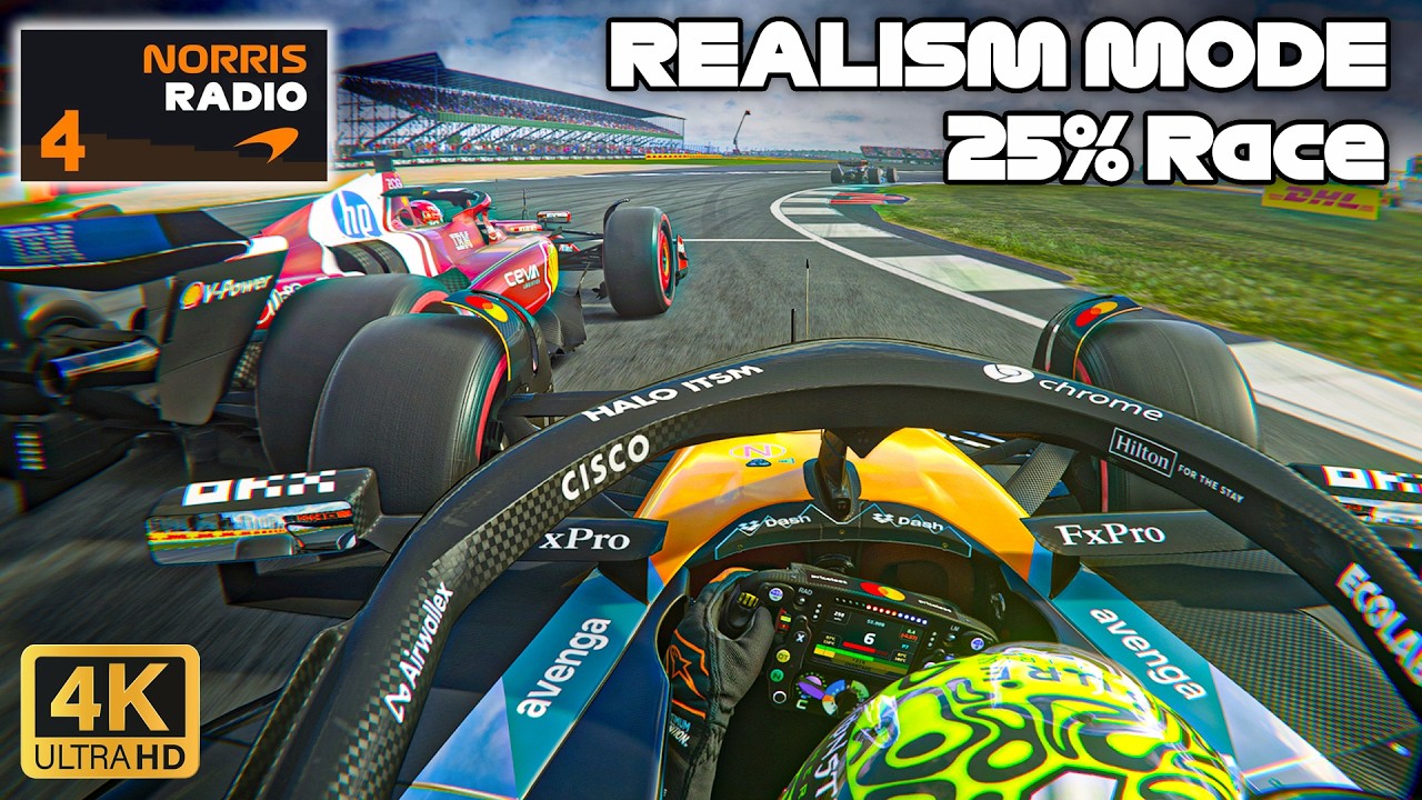F1 25 ULTRA REALISTIC GAMEPLAY I Lando Norris Silverstone