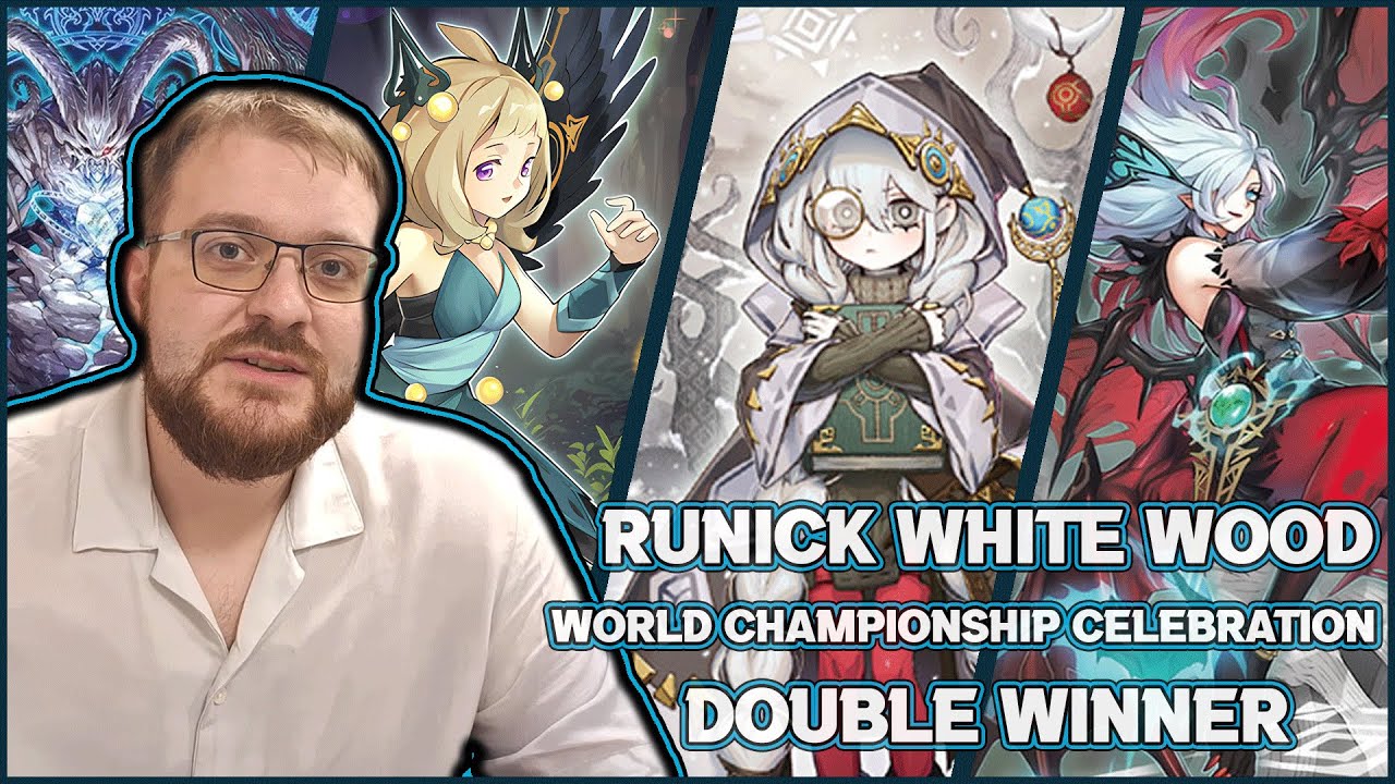 NEW BAN - Deck Profile Runick White Wood - Double Winner World Celebration