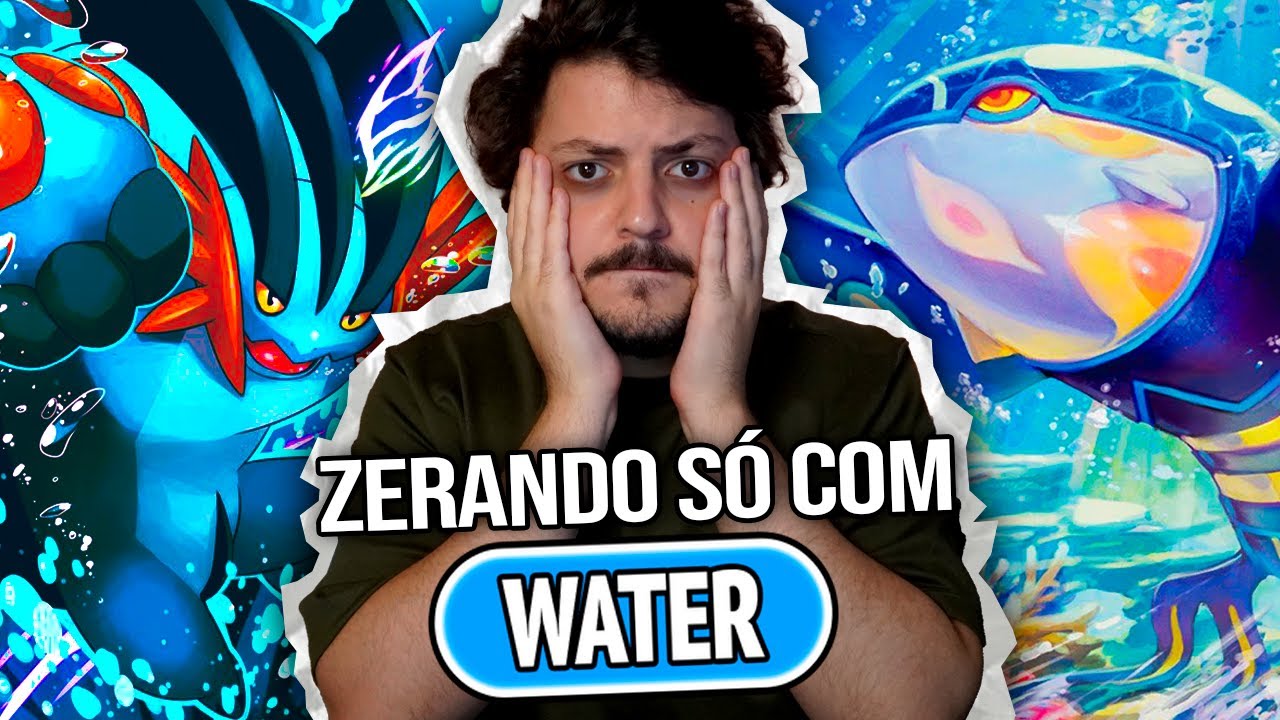 DÁ pra ZERAR Pokémon ALPHA SAPPHIRE SÓ com o TIPO AGUA??! (imprimindo os pokémon) 💧💙🖨️