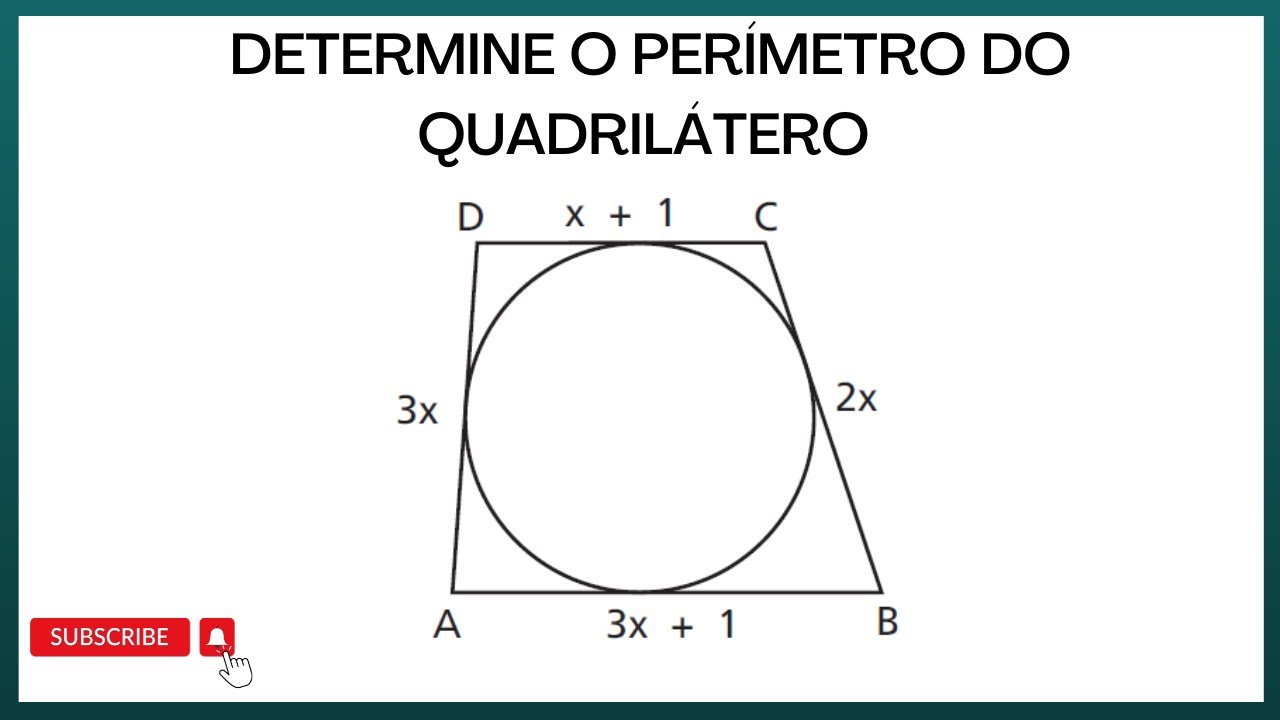 GEOMETRIA PLANA | QUADRILÁTERO CIRCUNSCRITO
