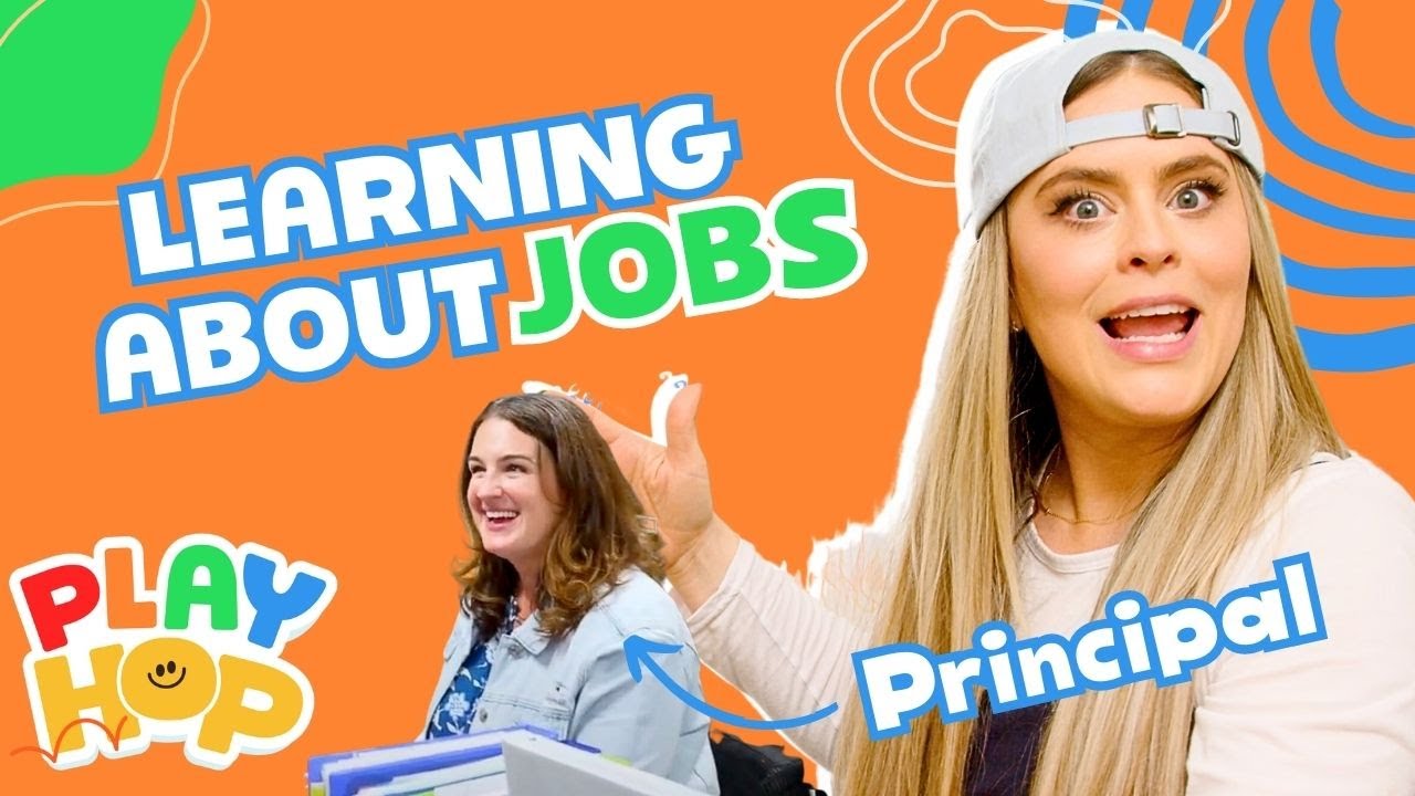 Community helpers for kids | PRINCIPAL Jillian Johnson w/ SayHop | PlayHop Jobs: Principal