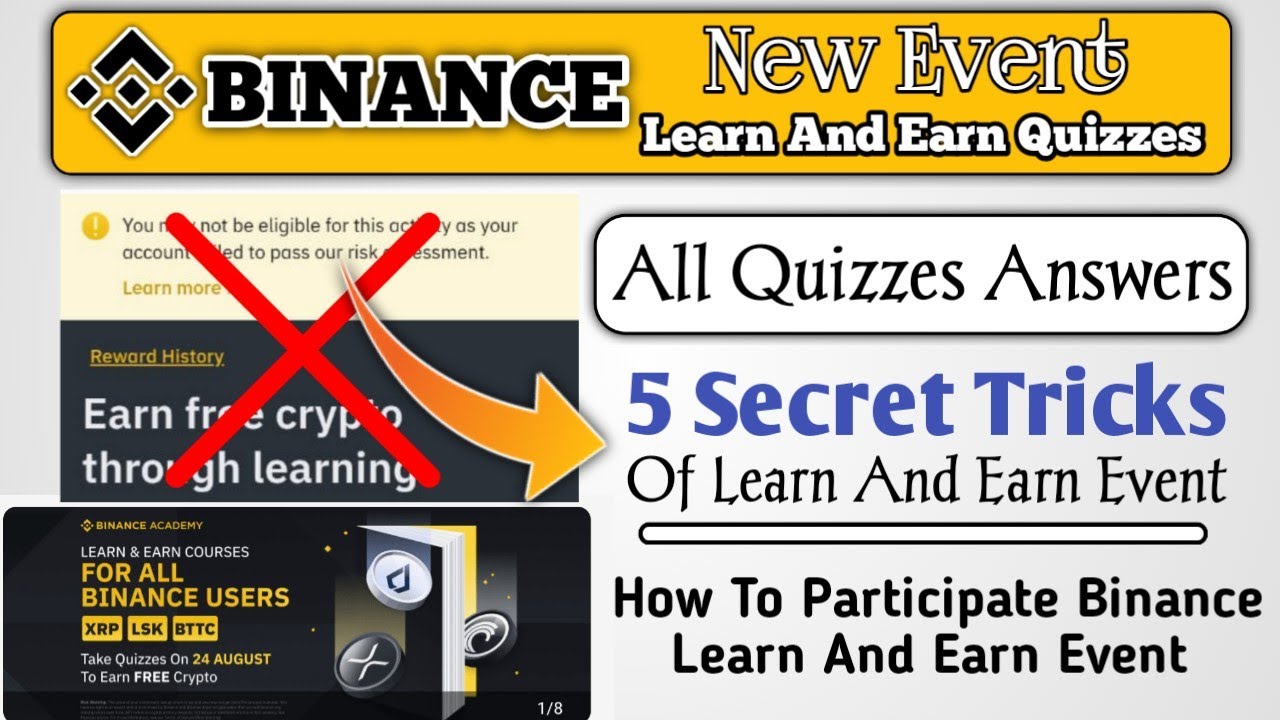 How To Participate Binance Learn And Earn Event | 5 New Tricks Of Binance Learn And Earn Event