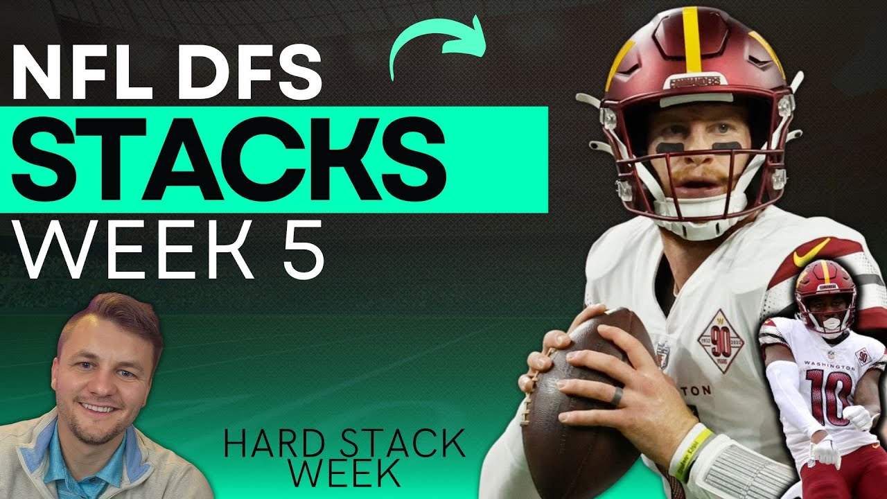 NFL DFS: Week 5 STACKS [QB Plays + GPP Winning Stacks]