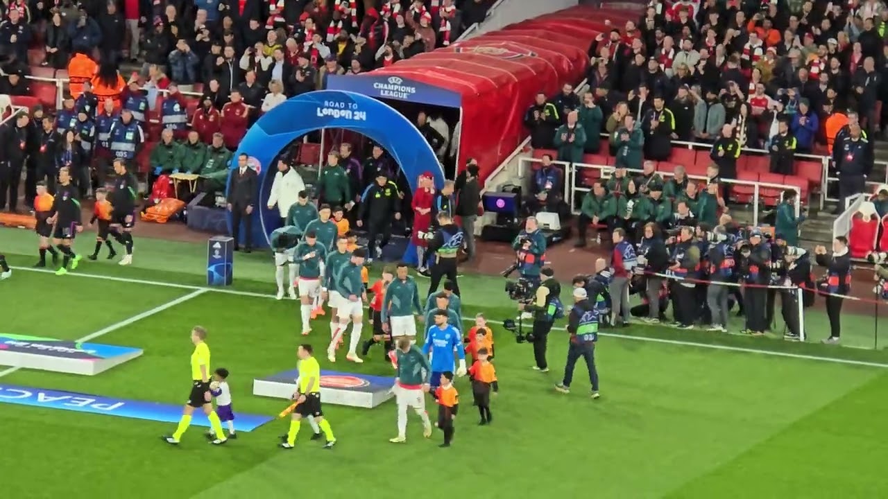 Arsenal vs Bayern Munich Champions League Quarter-final (09/04/2024) 4K60