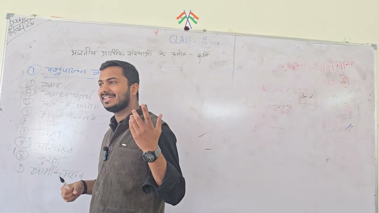 भारतीय आर्थिक संस्थाओं के स्रोत कृषि 