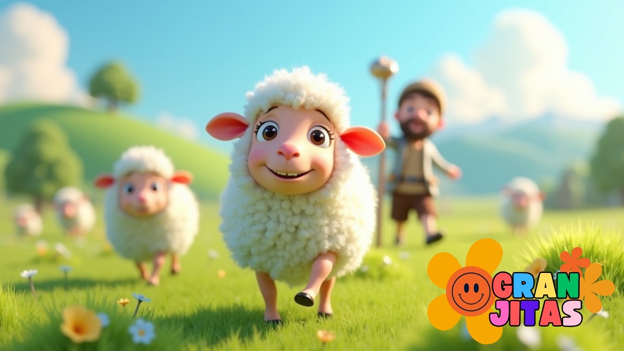 Lana la Ovejita 🐑 | Canción Infantil sobre la Amistad y la Diversión