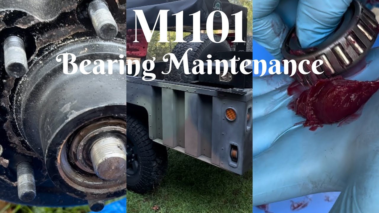 Wheel bearing maintenance on M1101