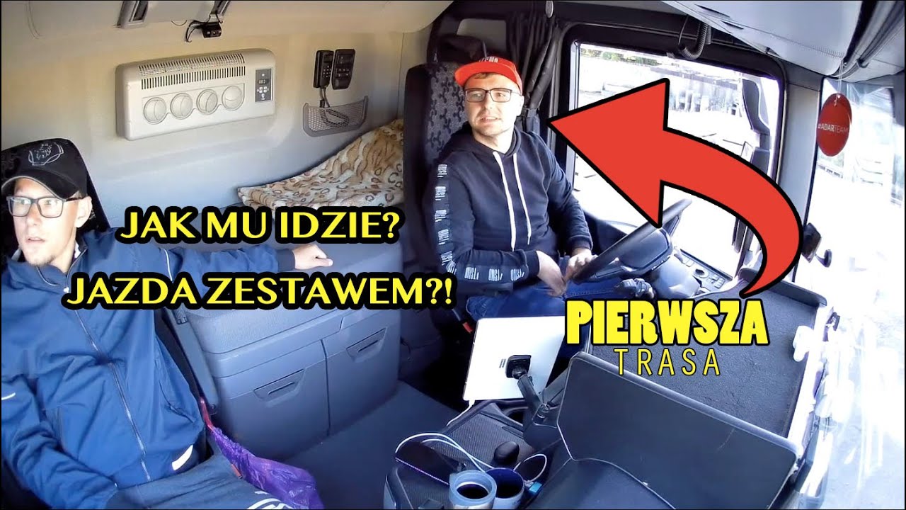 PIERWSZA TRASA NA PRZYUCZENIU MŁODEGO KIEROWCY - NASIEROWSKI