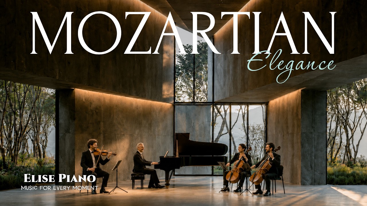 [Uplifting Classic] Bright Violin Like Sunshine 🎻 | Morning Mozart Positive Energy | Elise Piano