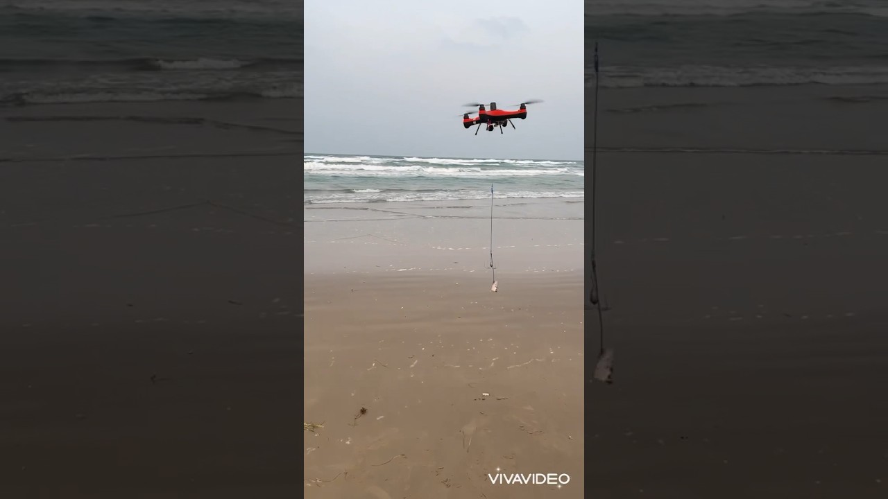Drone Fishing with the FD1!!!! #fishing #drone #baitcast #shark #surfcasting