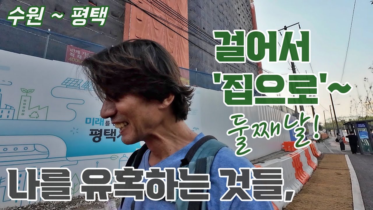 어머님이 사시는 조치원 까지 걸어가보자. 2일차 수원에서 평택까지