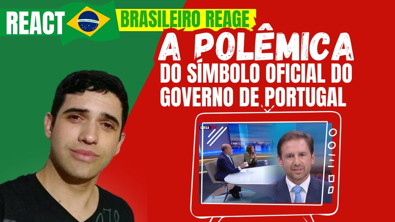 Brasileiro 🇧🇷 reage: A polêmica do símbolo oficial do governo de Portugal 🇵🇹