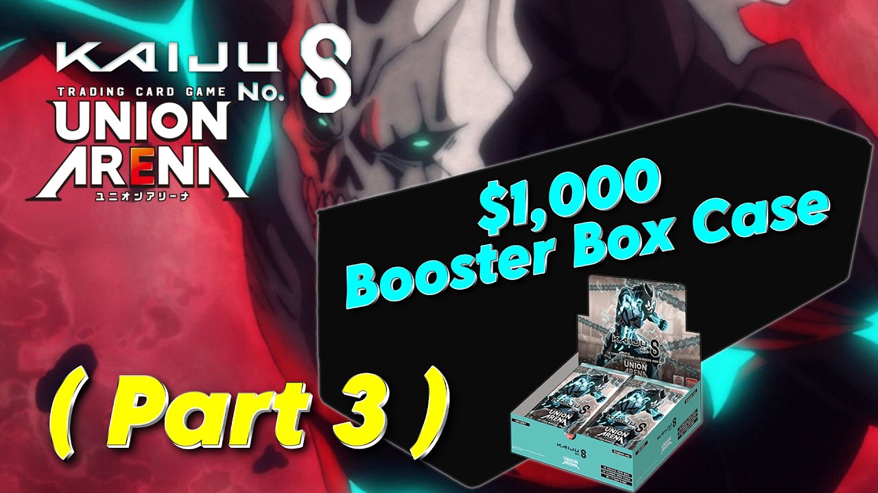 Opening a $1000 Kaiju No. 8 Booster Box CASE!!! (Part 3)| Union Arena