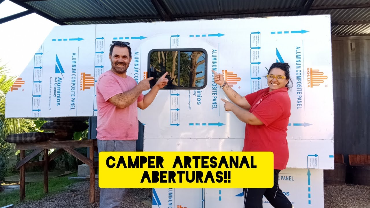 FABRICACIÓN DE CAMPER, COLOCACIÓN DE ABERTURAS #viajerosuruguayos #camper #casarodante #mitsubishi