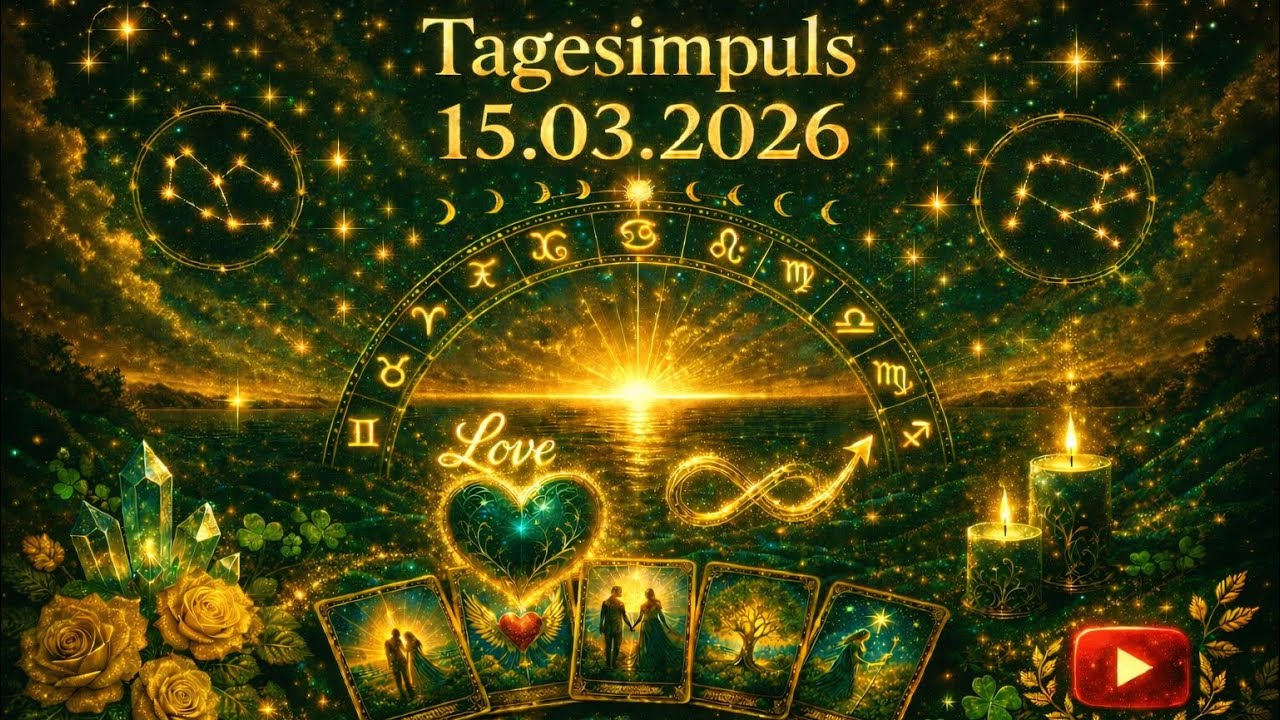 Der Tagesimpuls 🦄👩‍❤️‍👨🔮vom 15.3.2026 #Tarot #Liebe #TagesImpuls