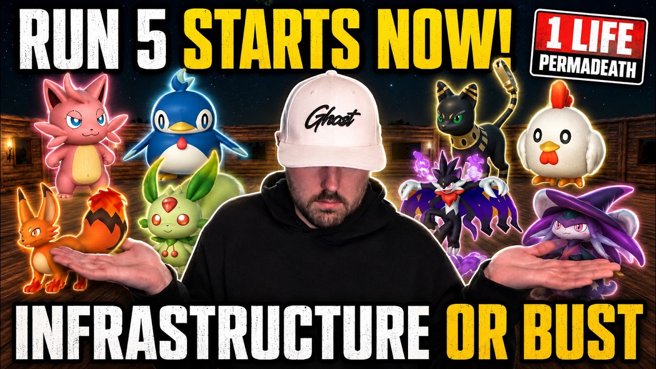 Run #5 Starts NOW 🔴 Infrastructure or Bust | Palworld