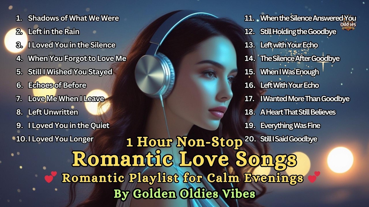 Romantic Love Songs 🎵 Romantic Playlist for Calm Evenings｜20首夜晚療癒英文情歌推薦 #lovesongs #情歌 #music