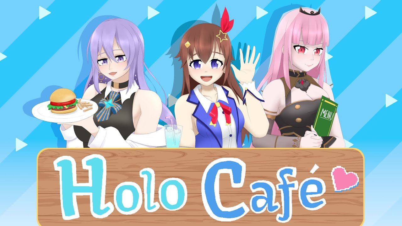 『HoloCafe』カフェ経営シミュレーションゲーム｜Trailer【holo Indie】#ホロライブ #ホロインディー #steam