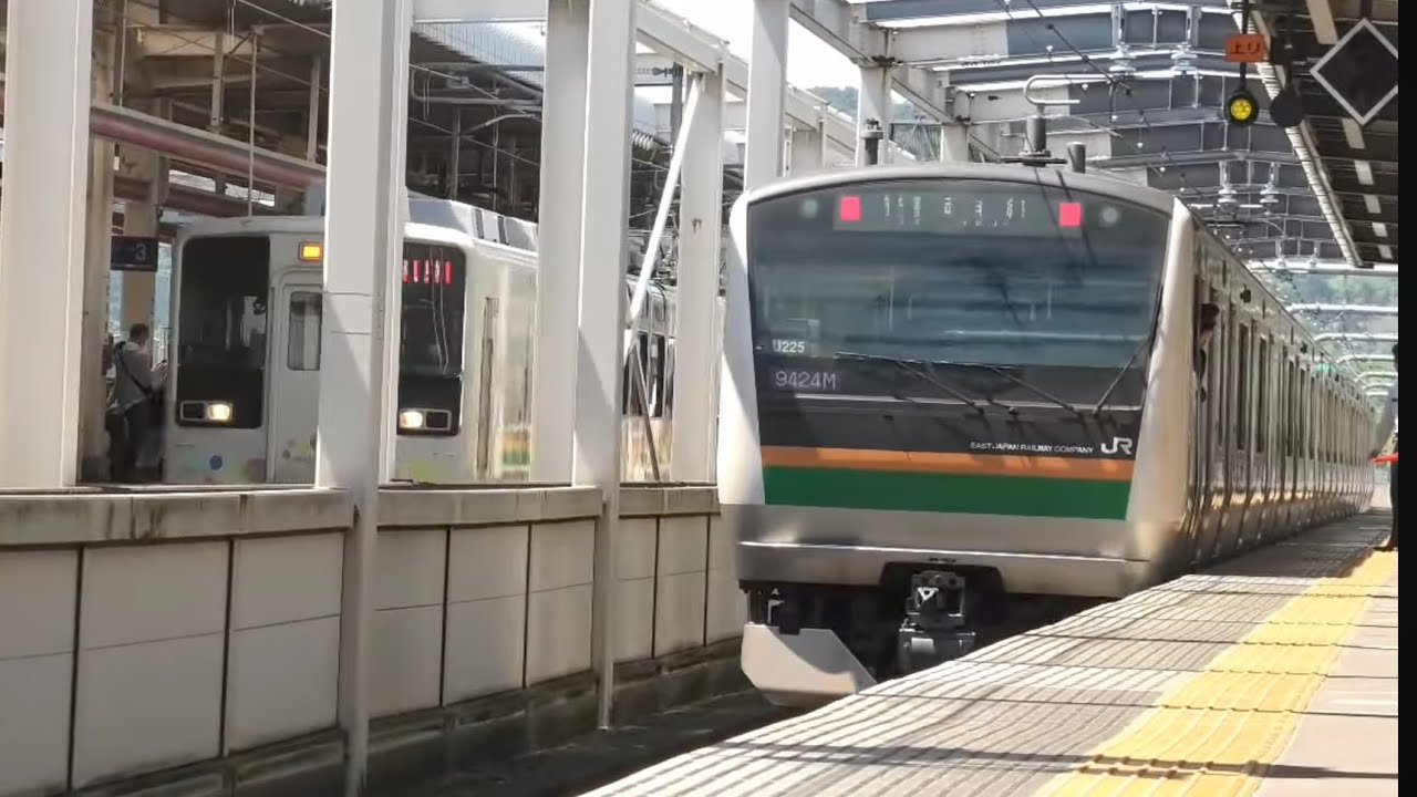 臨時列車同士の並び実現！！両毛線E233系を撮影