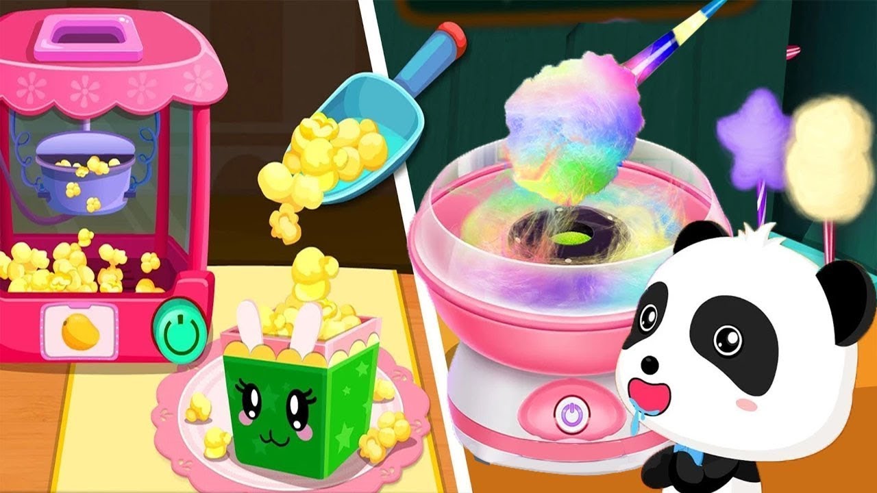 Outdoor Playground for kids Amusement park | Baby Panda's Carnival | BabyBus Game