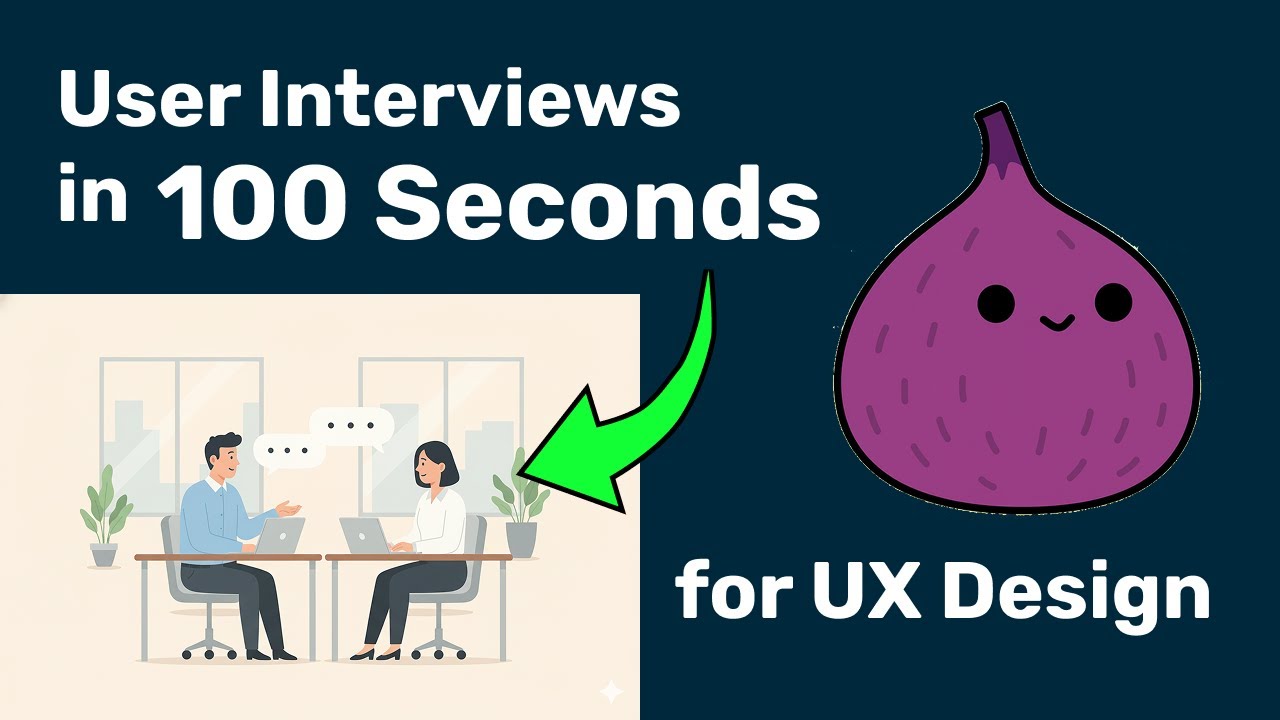 User Interviews for UX in 100 Seconds