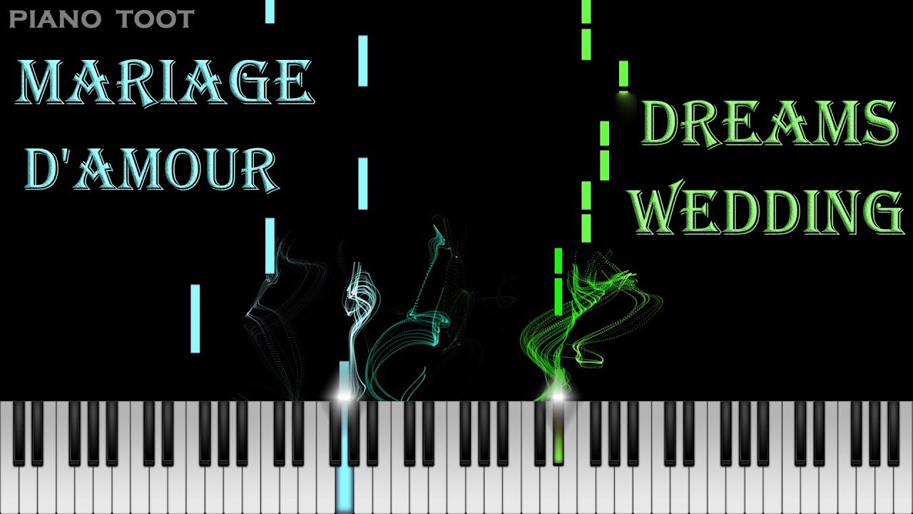 Mariage D'amour (Dream wedding) - Richard Clayderman [Piano Tutorial]