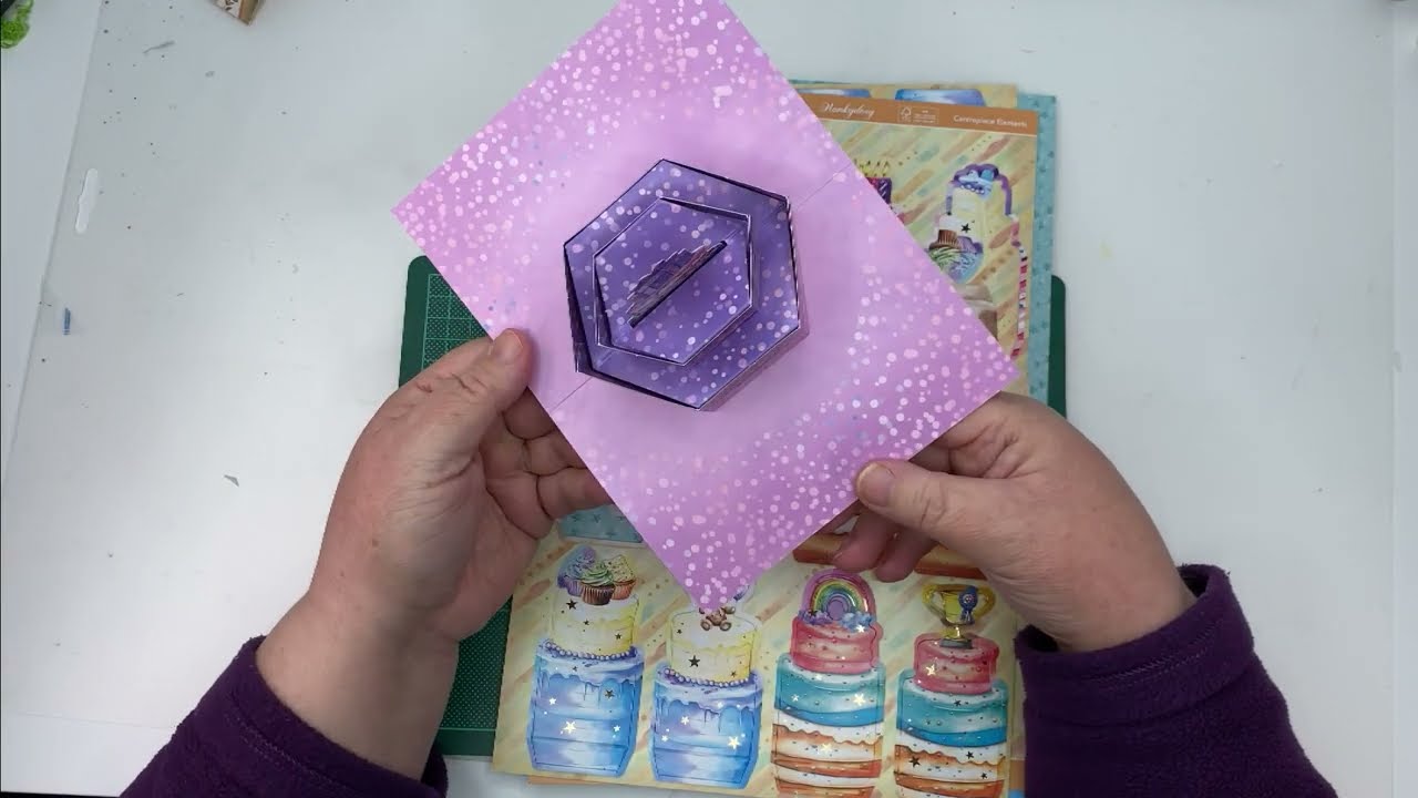 The Craft Corner - Hunkydory Concept Card Kit - Celebration Cakes. How To Construct A Pop Up Cake