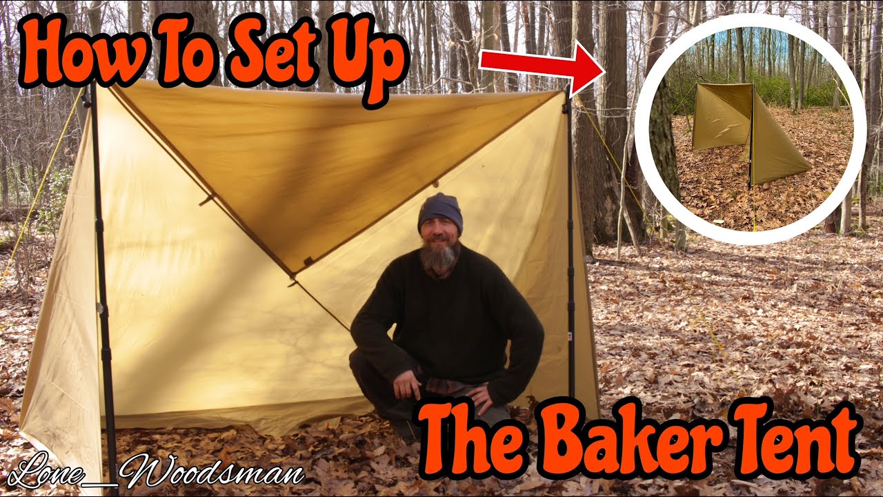 How To Set Up The Baker Tent Tarp Shelter