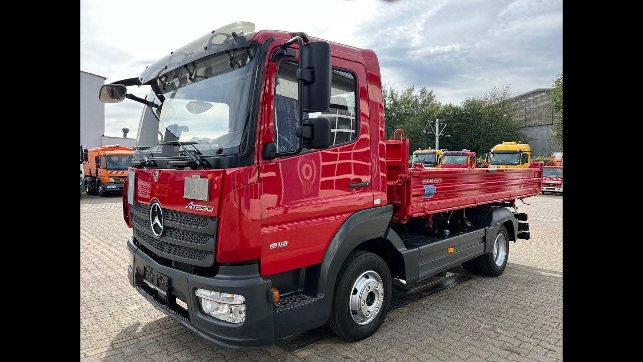 Mercedes-Benz ATEGO 818 4x2 Euro 6 Dreiseitenkipper Meiller aus Baujahr 2022 - VERKAUFT