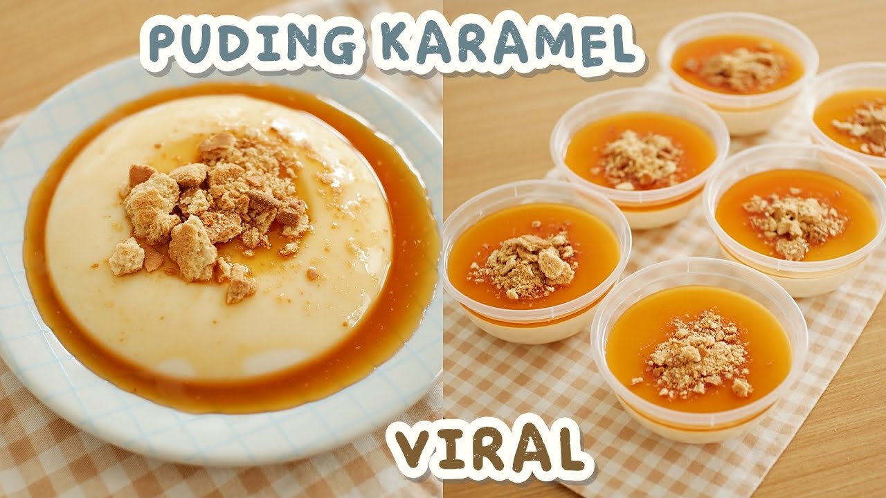 PUDING KARAMEL VIRAL!! SANGAT MUDAH COCOK BUAT JUALAN!