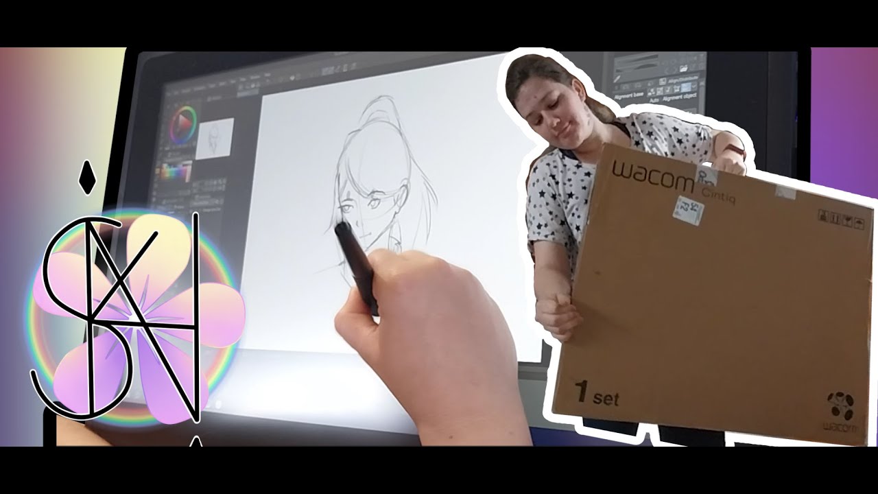 Wacom Cintiq 22 unboxing