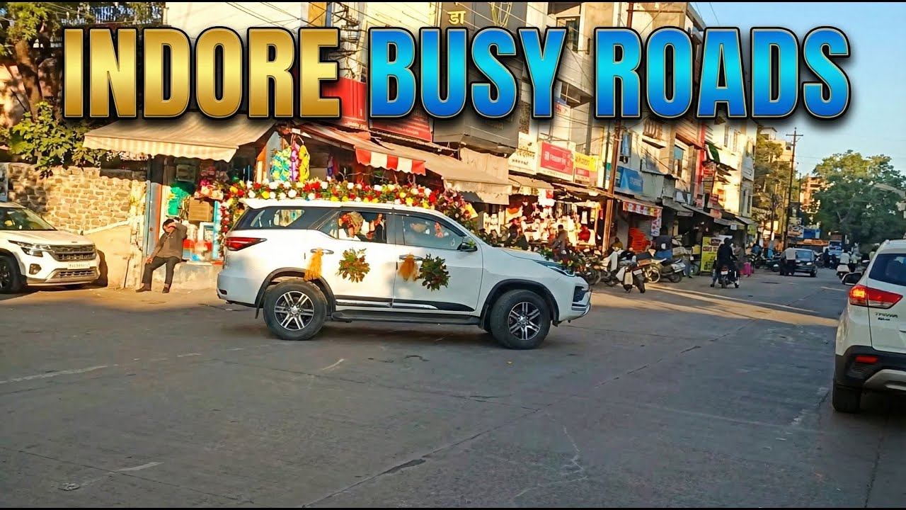 Indore Street View | Real City Traffic & Market Life #indore