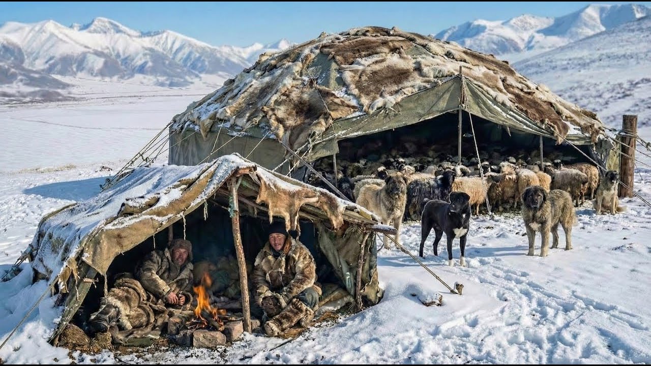 Surviving Shepherd Life in One of the Coldest Regions of Afghanistan | Winter Extreme Survival
