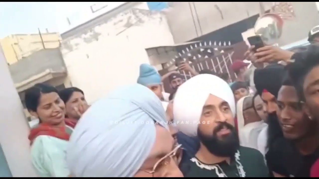 Diljit Dosanjh Visits His Pind Dosanjh Kalan
