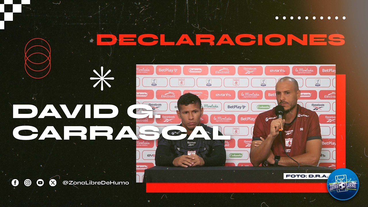 Declaraciones de David González y Rafael Carrascal en la previa de Alianza vs América por la fecha 9