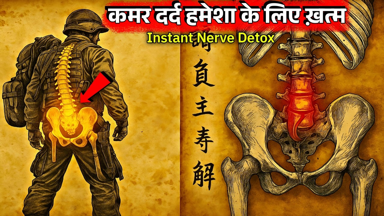 Instant Nerve Detox: 5,000 साल पुराना नाड़ी-शोधन जो रीढ़ की सूजन तुरंत शांत करता है
