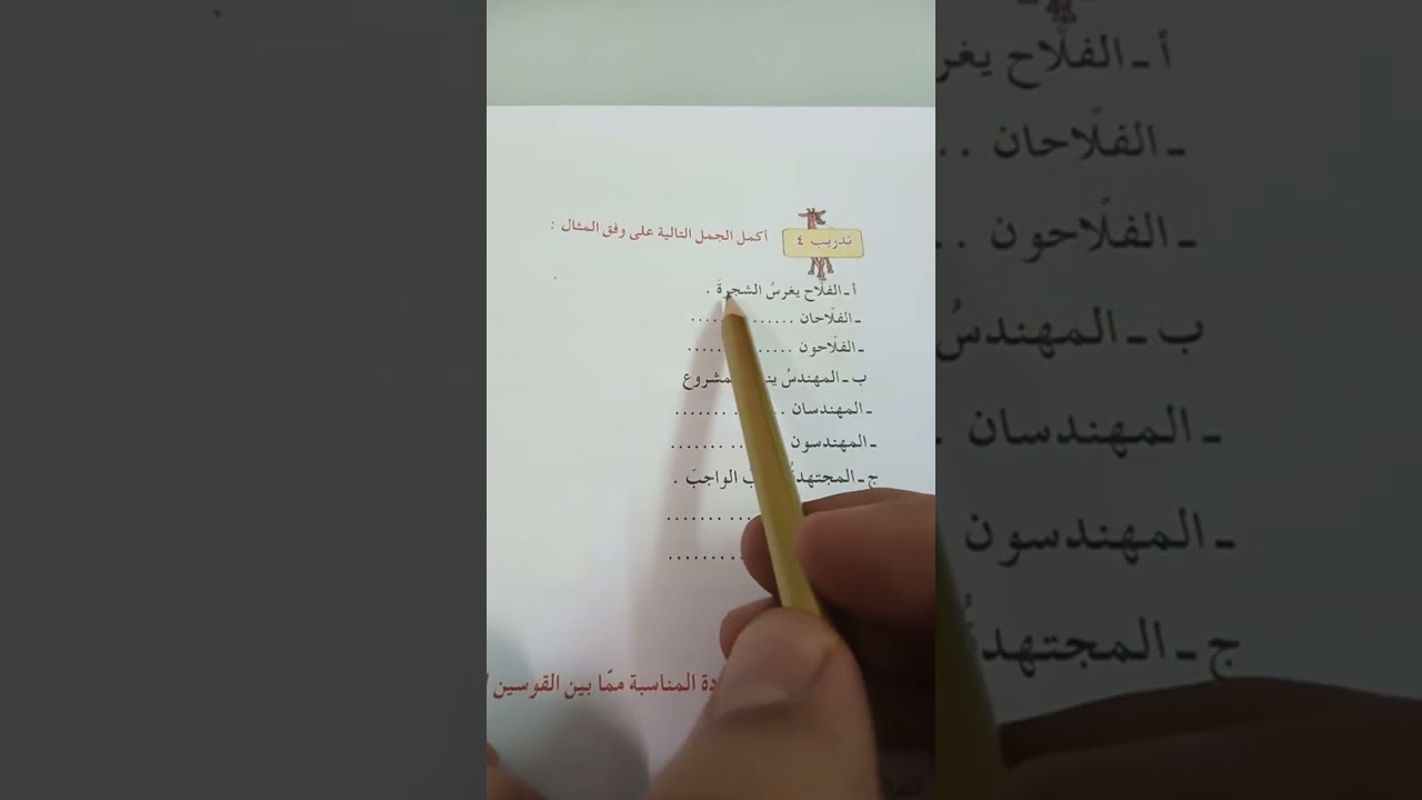 موضوع المفرد والمثنى والجمع مع حل تدريبات للصف الرابع الابتدائي  صفحة ٢٨ و٢٩ و٣٠ و٣١ و٣٢ قواعد