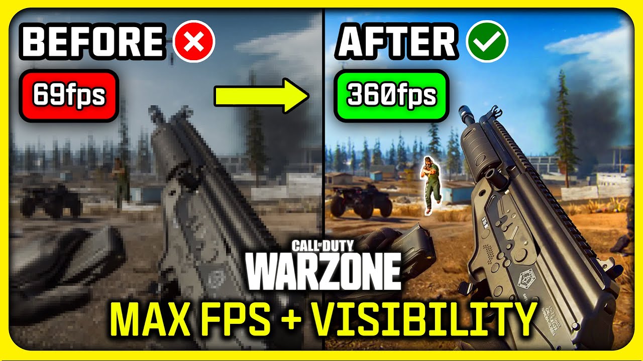 Best Warzone & BO6 Season 4 PC Settings (Max FPS + Visibility!) 📈